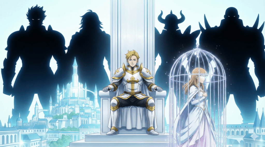 『黙示録の四騎士』第18巻。2年後の世界で動き出したアーサー王の野望と、歪みゆく「永遠の王国」の姿。