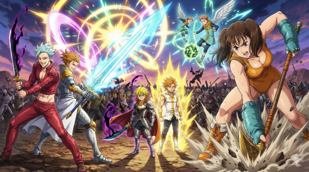 『黙示録の四騎士』第23巻。伝説の英雄『七つの大罪』との共闘と、戦場に響き渡る懐かしき伝説の技。