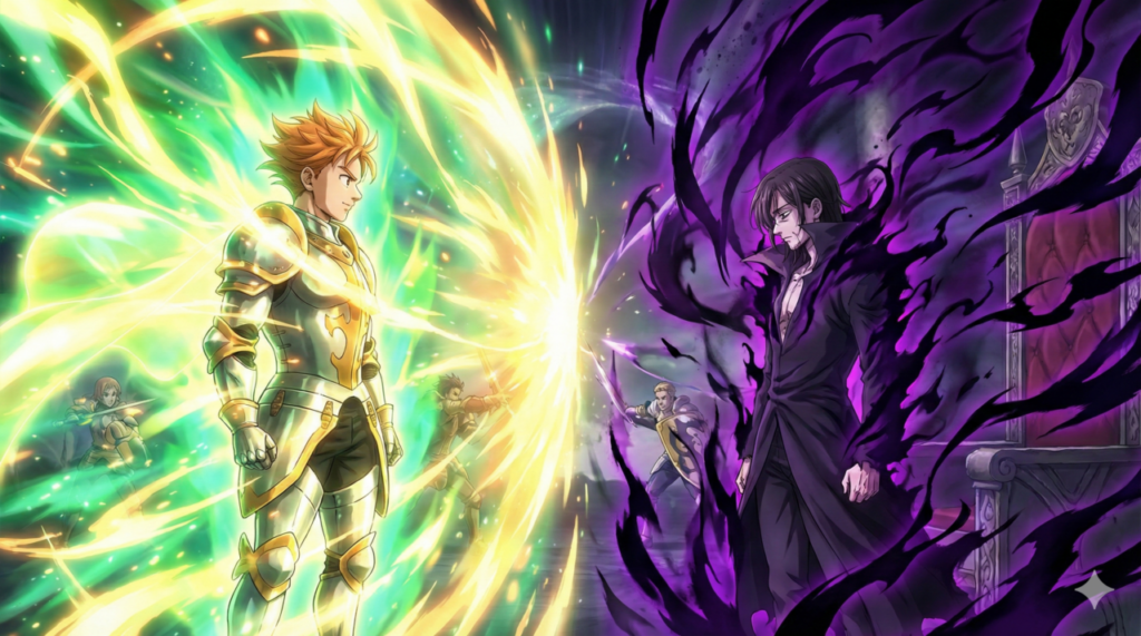 『黙示録の四騎士』25巻。最終局面で対峙するアーサー王と、ついに明かされるランスロットの空白の期間の真実。